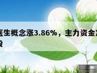家庭医生概念涨3.86%，主力资金净流入这些股